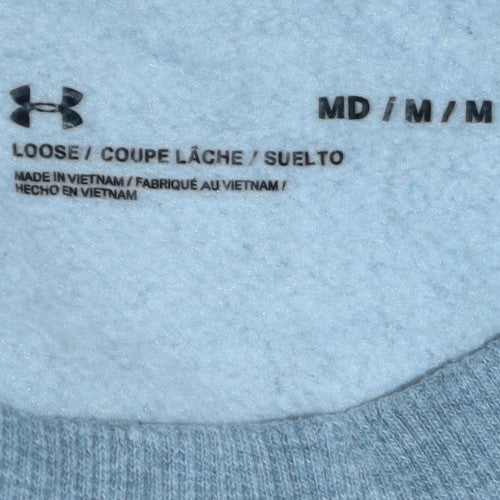Under Armour Mens Grey Crew Neck Sweatshirt Medium Loose Fit