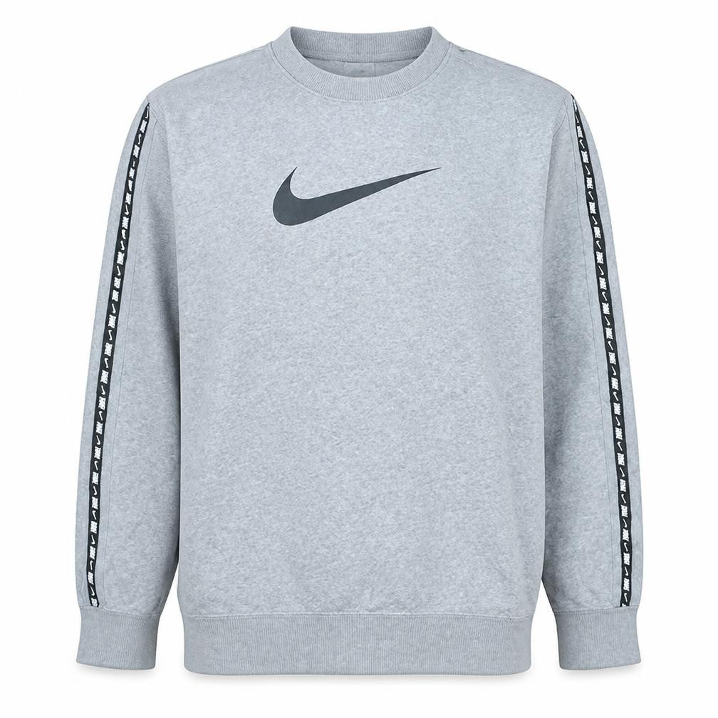 Nike Men's Grey Logo Pullover Sweatshirt Size S Regular Fit