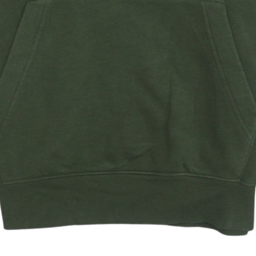 Nike Men's Green Logo Pullover Hoodie Size S Fleece Sweatshirt