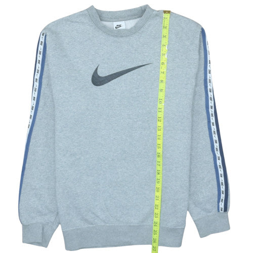 Nike Men's Grey Small Pullover Sweatshirt Crew Neck Sports Fleece