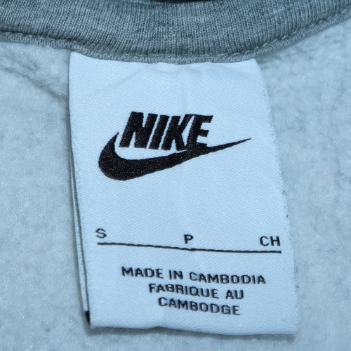 Nike Men's Grey Small Pullover Sweatshirt Crew Neck Sports Fleece
