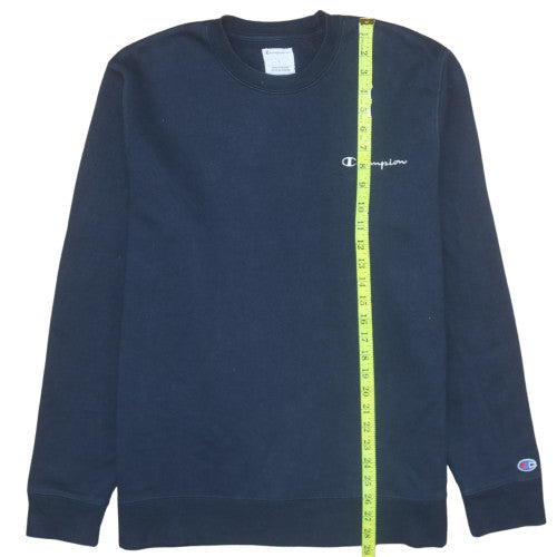 Champion Men's Blue Crew Neck Pullover Sweatshirt Size L