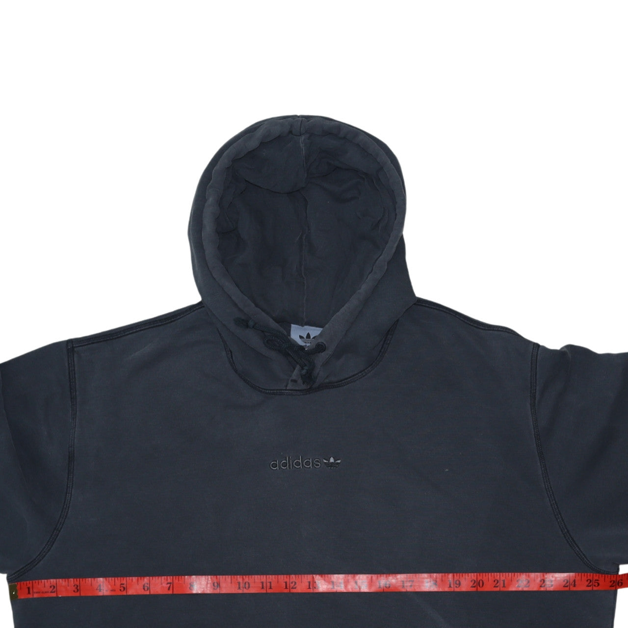 Adidas Men's Black Pullover Hoodie Size L Regular Fit Fleece