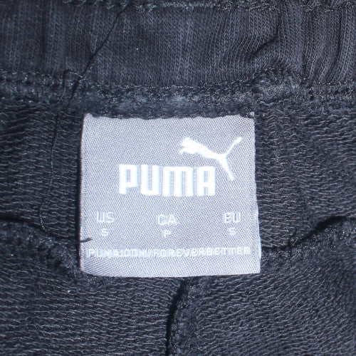 Puma Men's Black Small Athletic Shorts with Elastic Waist