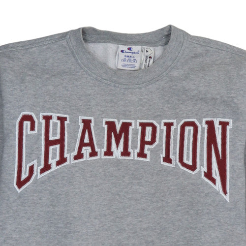 Champion Women's Grey Small Pullover Sweatshirt Organic Cotton