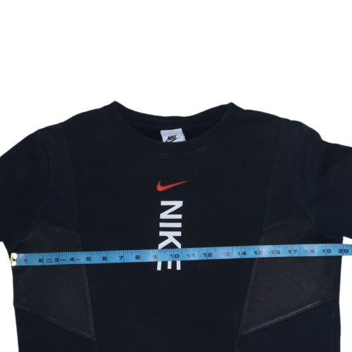 Nike Boys Black XL Sweatshirt Crew Neck Graphic Print Sportswear