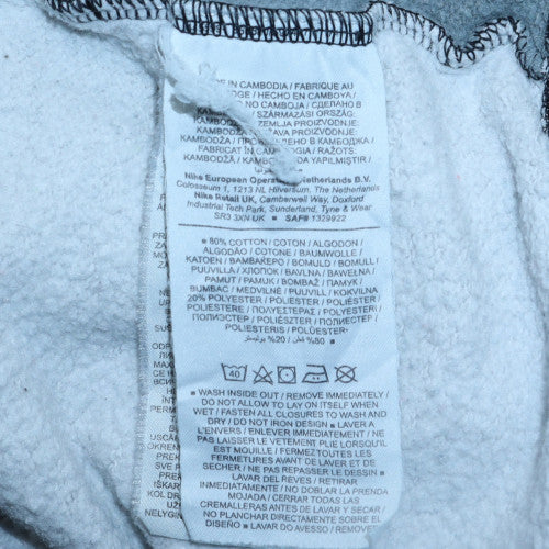 Nike Men's Grey Full Zip Fleece Sweatshirt Size L