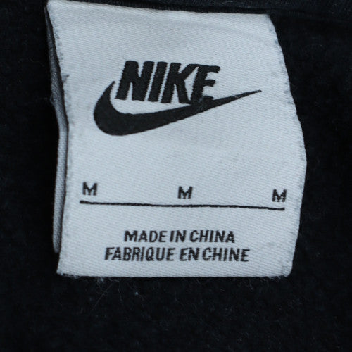 Nike Men Black Crew Neck Fleece Pullover Sweatshirt M