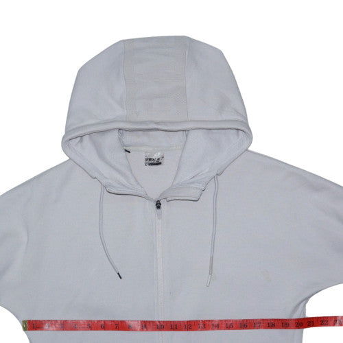 Gymshark Mens Grey Full Zip Hoodie M Athletic Fit Gym Training