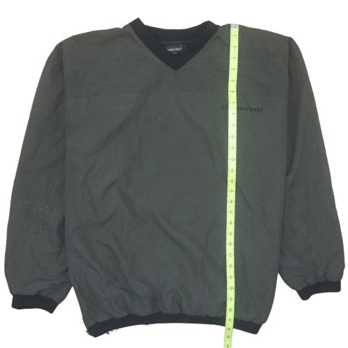 taem'Keil Mens Black V-Neck Pullover Sweatshirt Size L