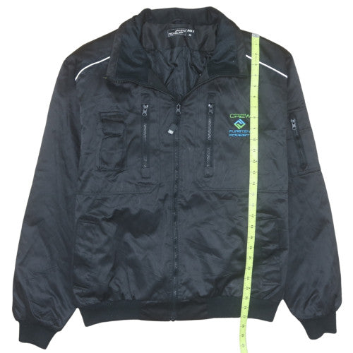 James & Nicholson Men’s Black XL Bomber Jacket Crew Workwear Outdoor