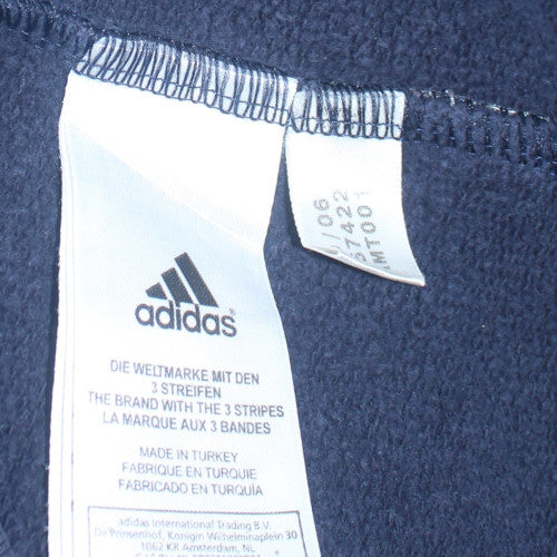 Adidas Men's Blue Pullover Crew Neck Sweatshirt Size M
