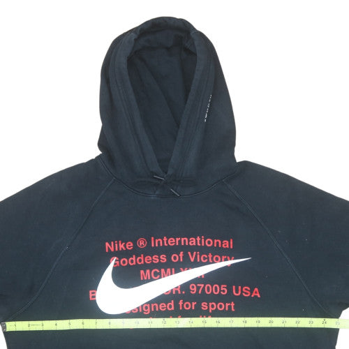 Nike Men's Black Pullover Fleece Hoodie L Sports Graphic