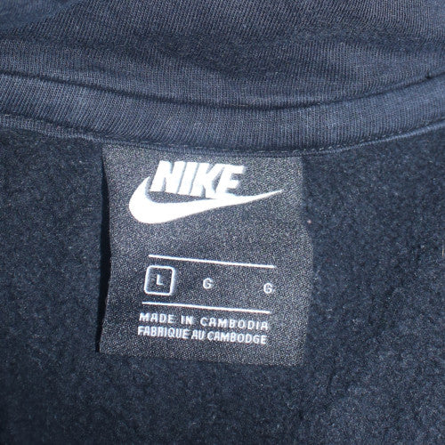 Nike Men's Black Pullover Fleece Hoodie L Sports Graphic