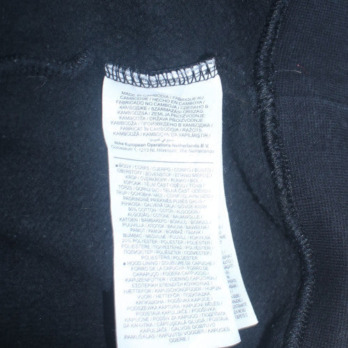 Nike Men's Black Pullover Fleece Hoodie L Sports Graphic