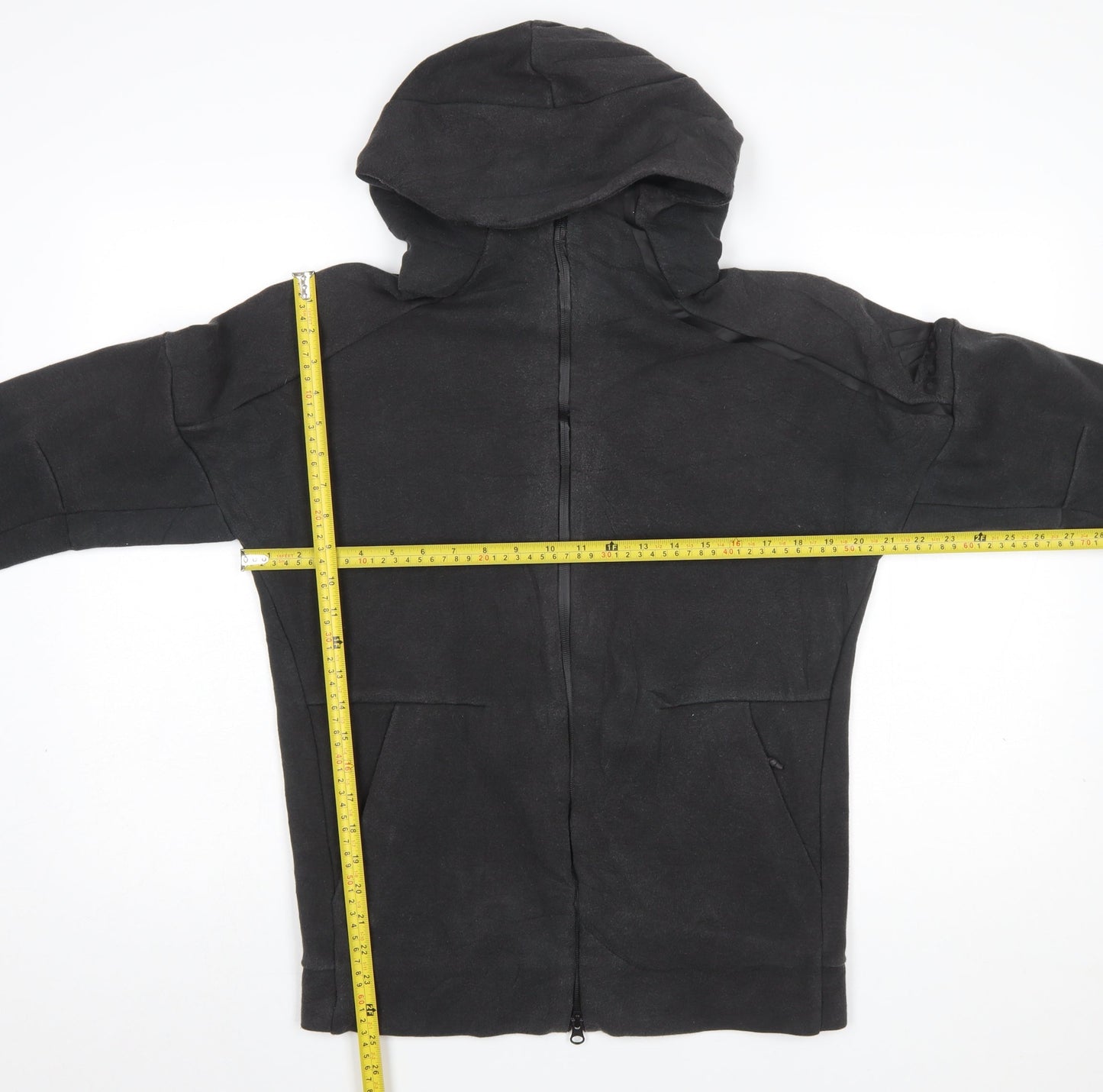Adidas Men's Black Small Full Zip Hooded Sweatshirt