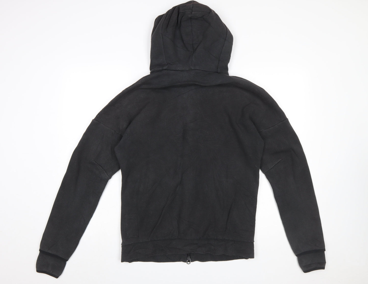 Adidas Men's Black Small Full Zip Hooded Sweatshirt