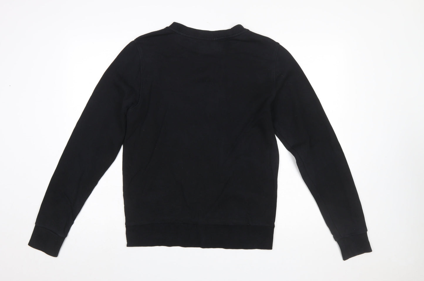 Calvin Klein Men's Black Small Pullover Sweatshirt Crew Neck Cotton