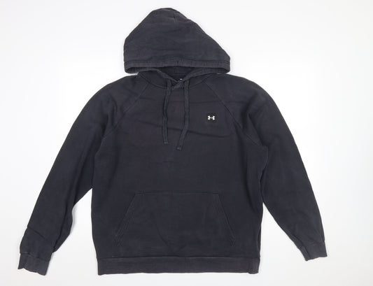 Under Armour Men's Black Pullover Hoodie M Sports Fleece