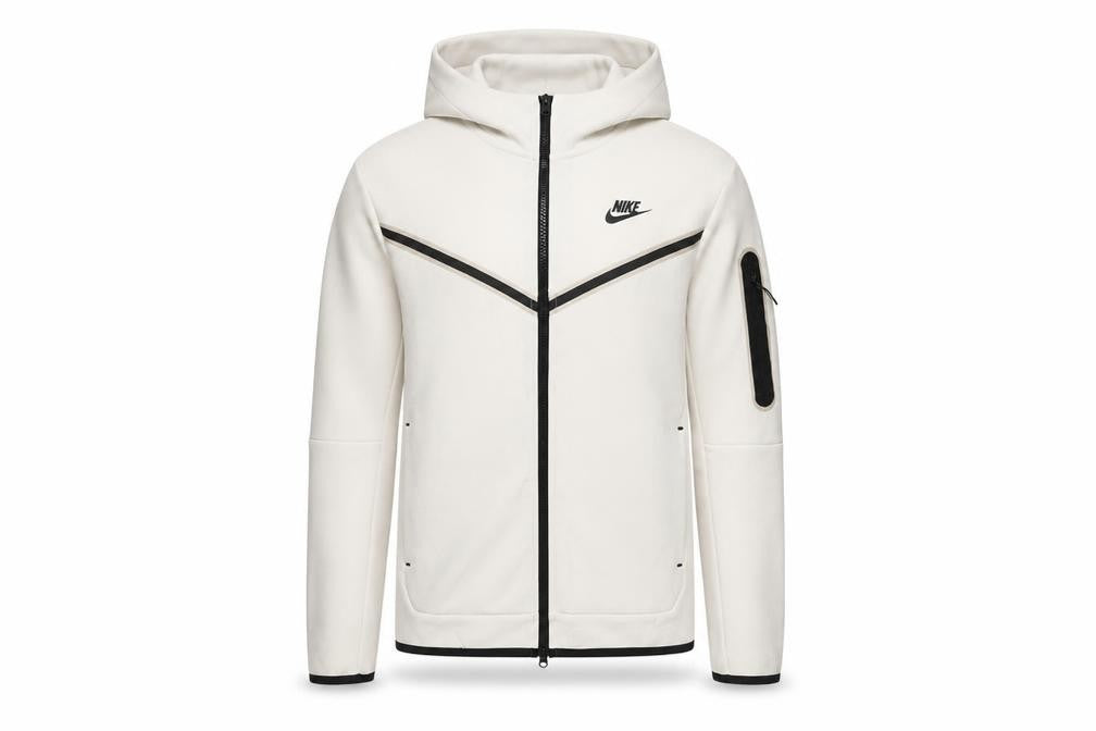 Nike Men’s Ivory Full Zip Hoodie Small Lightweight Sportswear