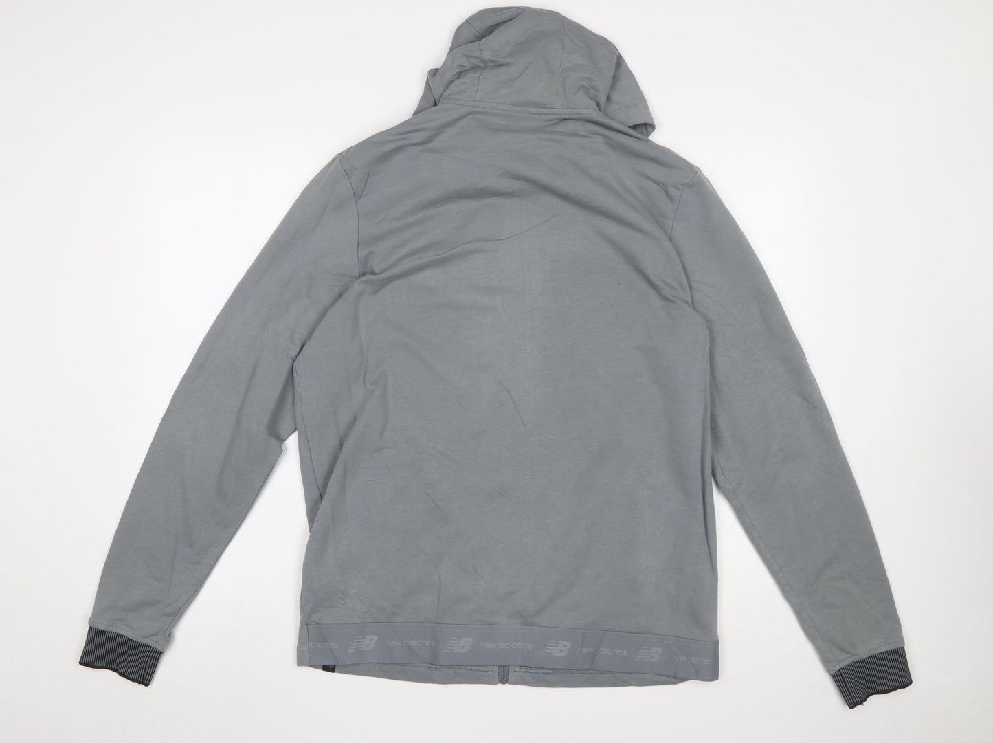 New Balance Men’s Grey Full Zip Hoodie LFC 125 Years Logo Size L