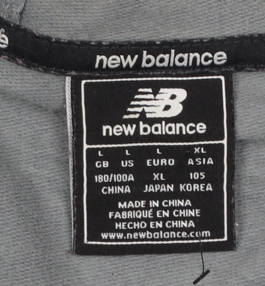 New Balance Men’s Grey Full Zip Hoodie LFC 125 Years Logo Size L