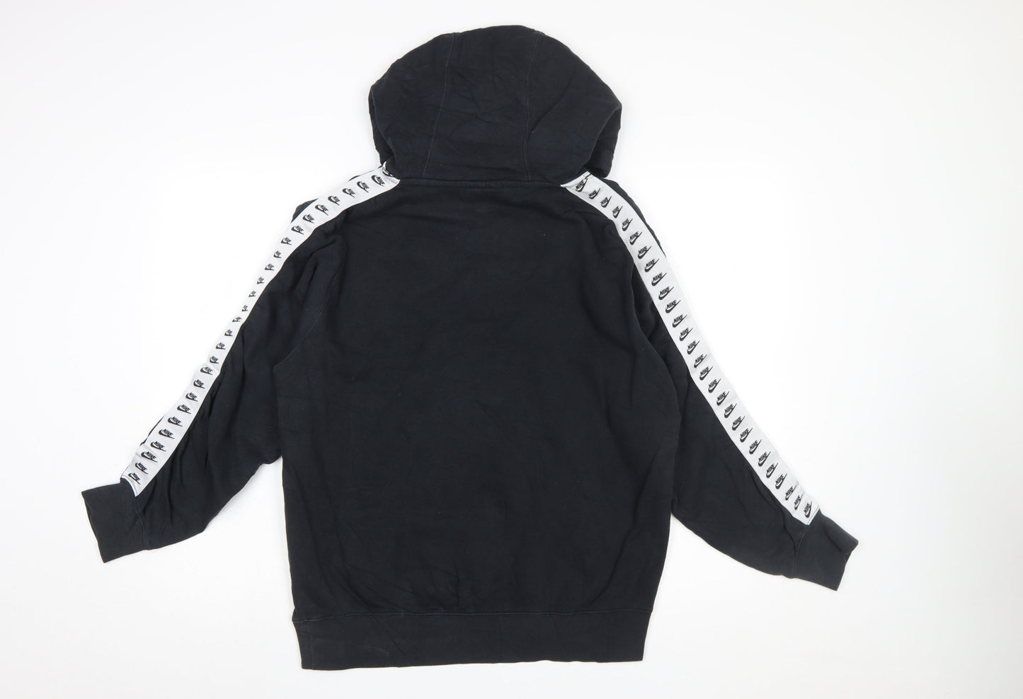 Nike Men’s Black Pullover Hoodie M Logo Fleece Sportswear