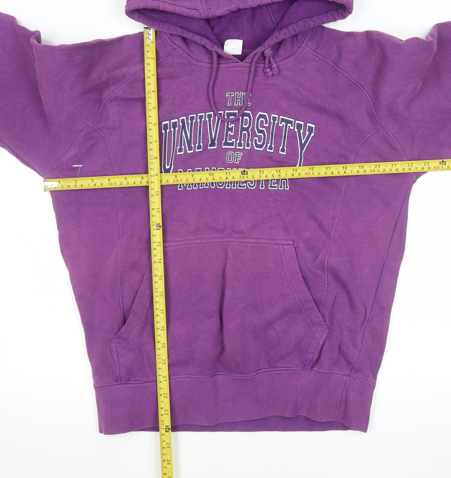 Epona Clothing Women's Purple Pullover Hoodie Small University of Manchester Sweatshirt