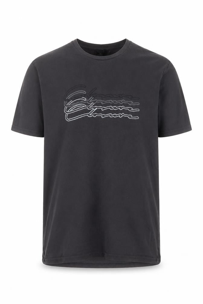 Closure London Men's Black Graphic Short Sleeve Cotton T-Shirt L