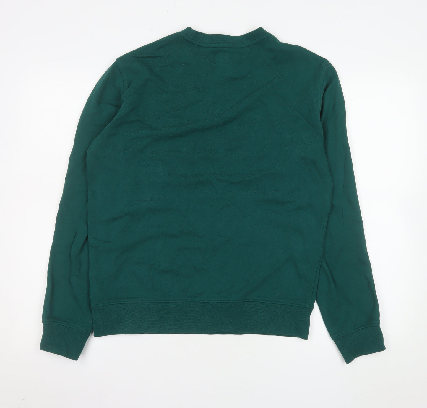 Marks and Spencer Men's Green Christmas Quacker Sweatshirt Size S