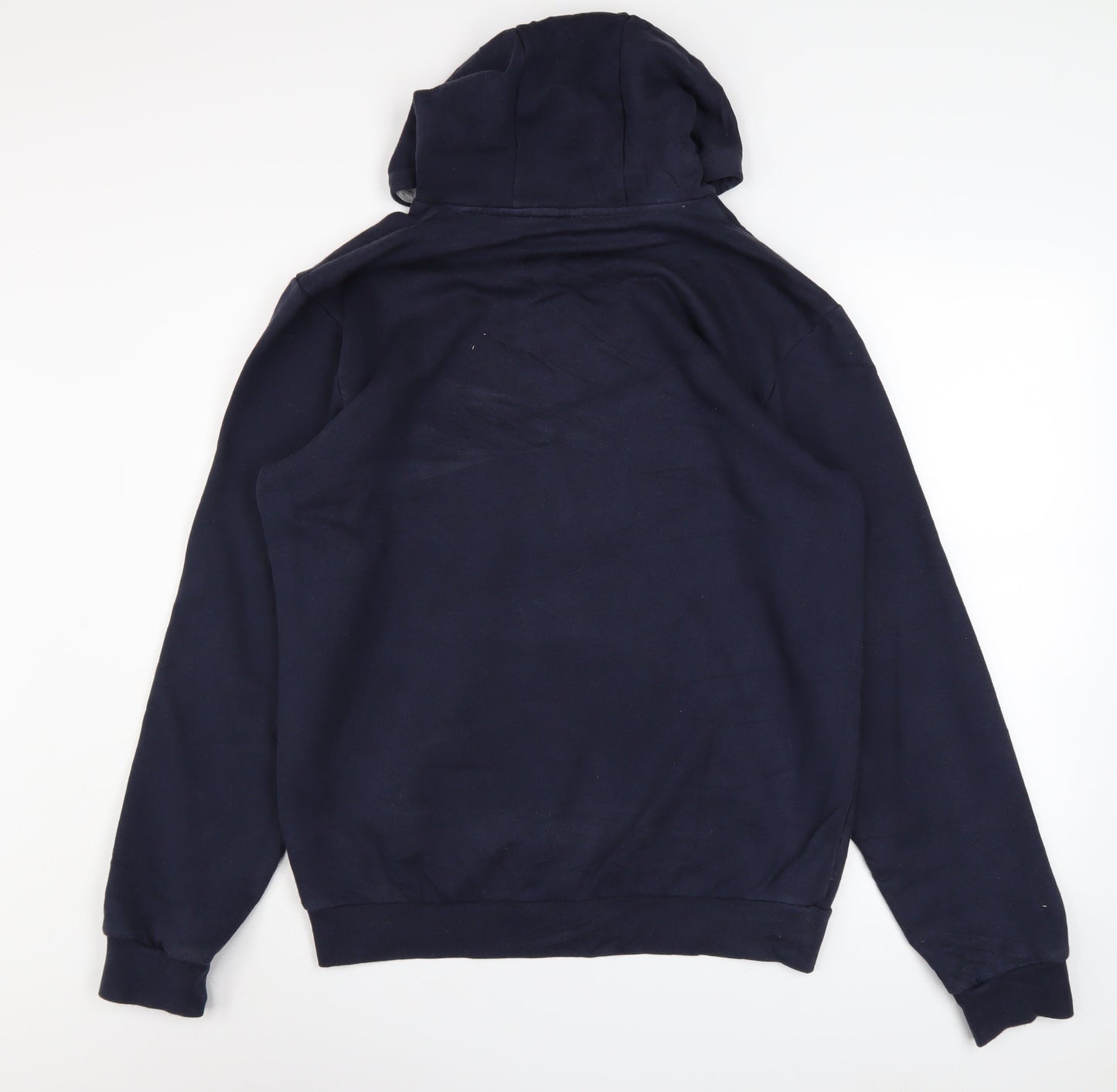 Adidas Men's Blue Pullover Logo Hoodie XL Fleece Sweatshirt