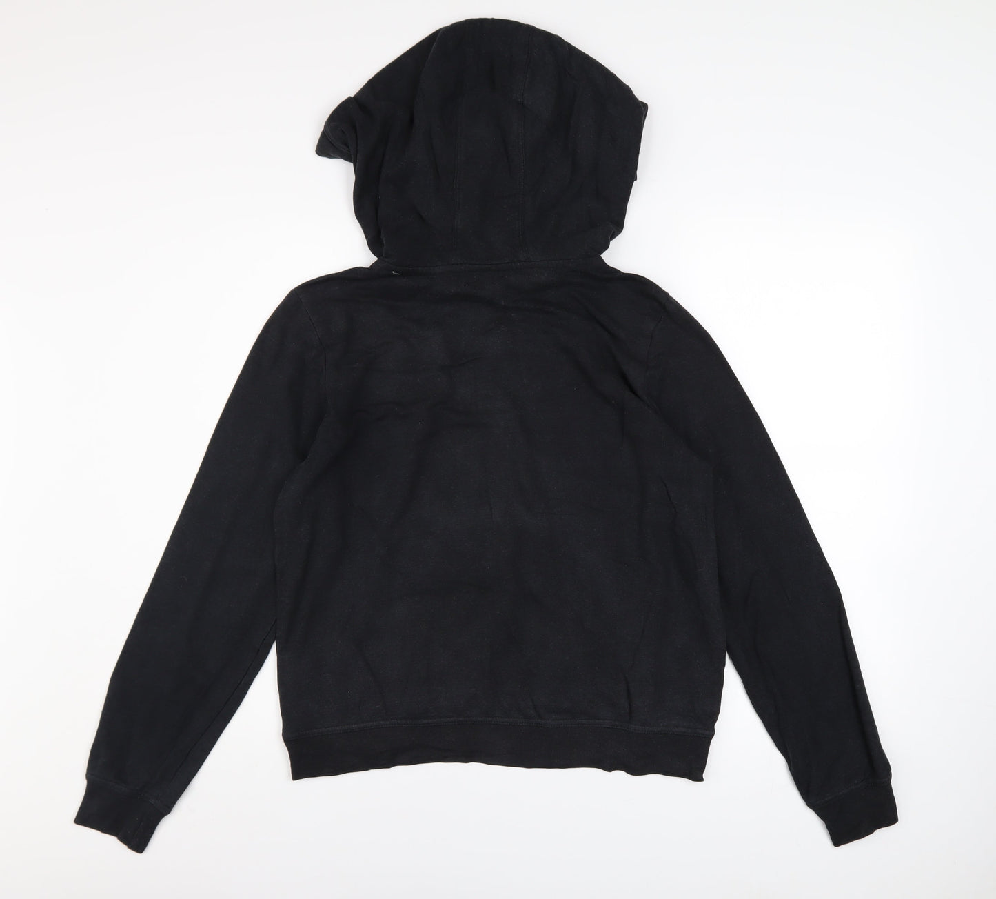 Nike Men's Black Pullover Hoodie Small Logo Sports Sweatshirt