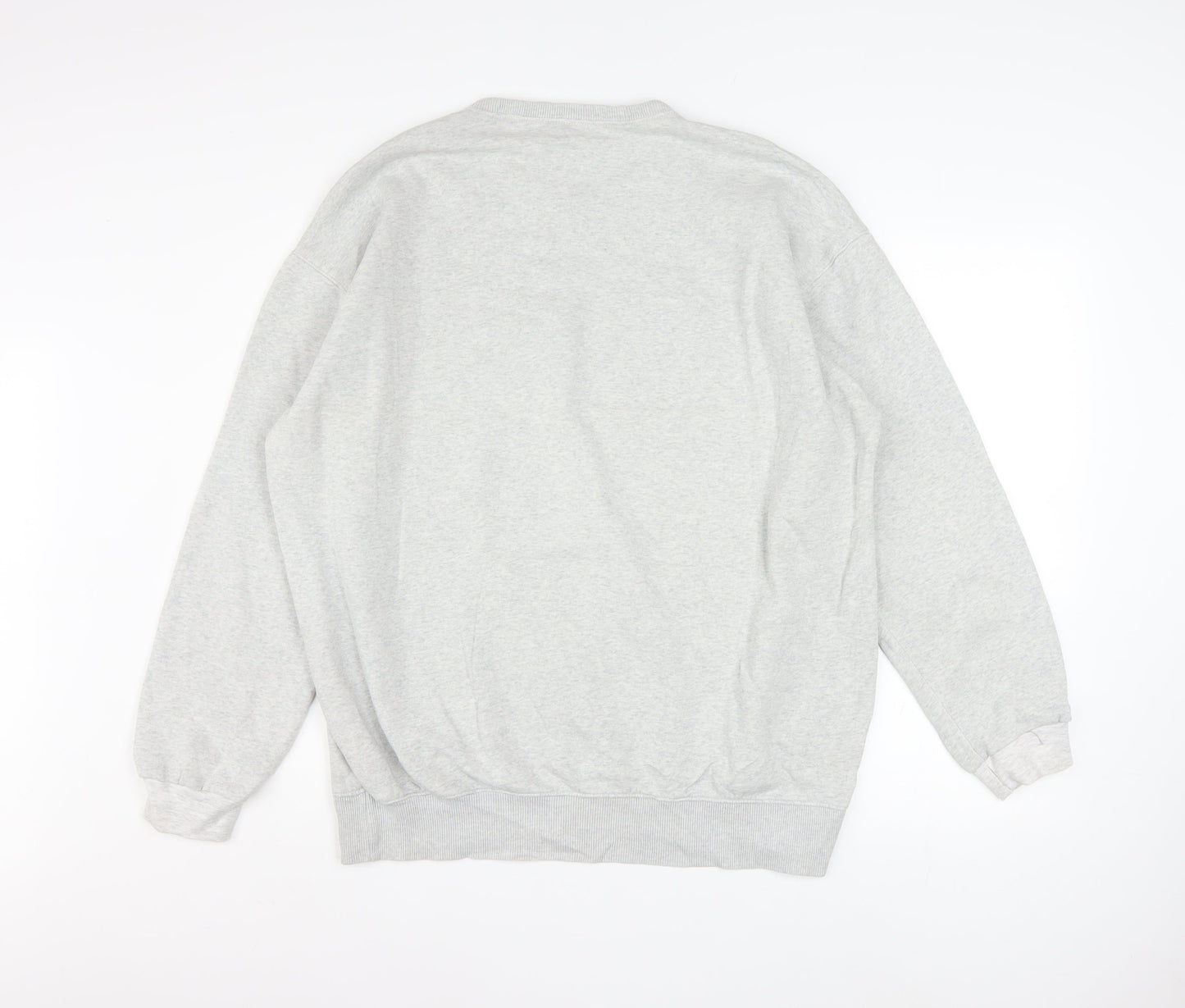 Reebok Men's Grey Crew Neck Pullover Sweatshirt Size M