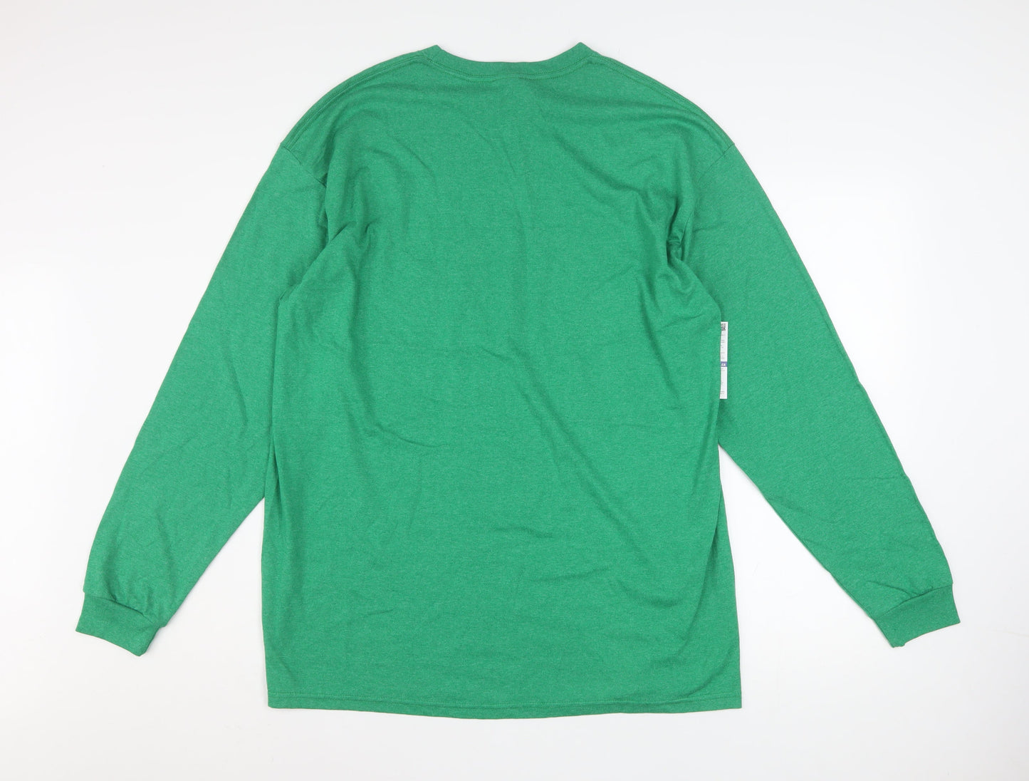 Men’s Green Ontario Kenora Canada Long Sleeve Cotton Blend T-Shirt XL