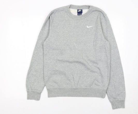 Nike Men's Grey XS Crew Neck Fleece Sweatshirt