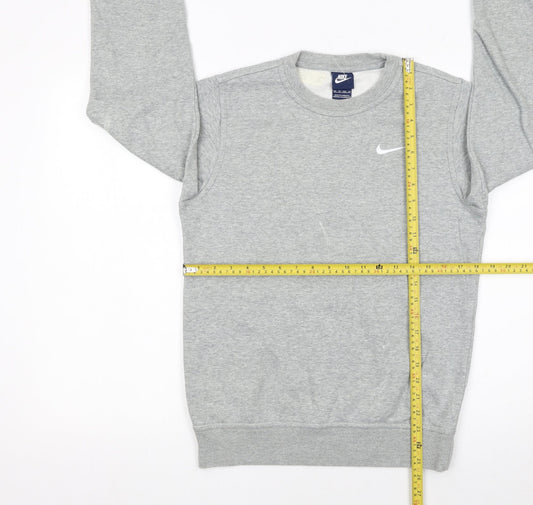 Nike Men's Grey XS Crew Neck Fleece Sweatshirt