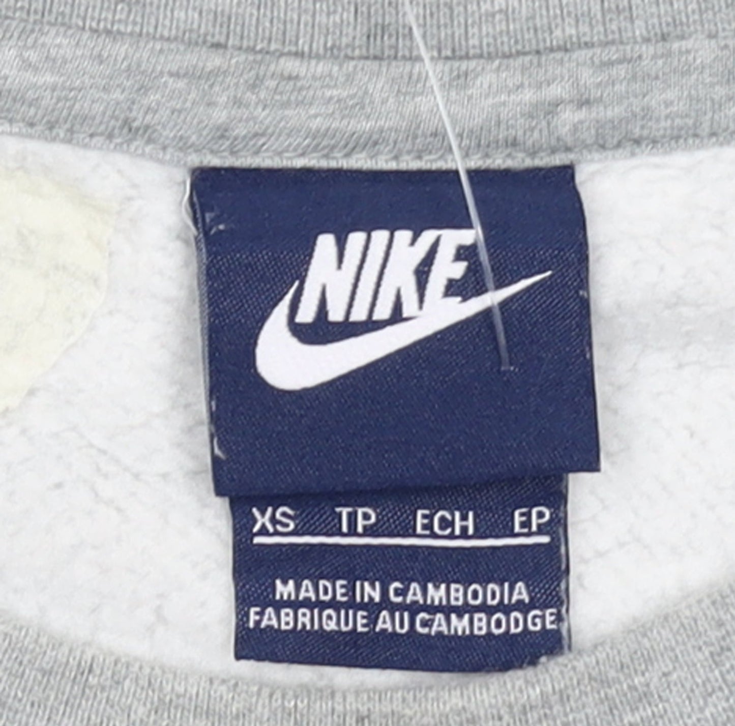 Nike Men's Grey XS Crew Neck Fleece Sweatshirt