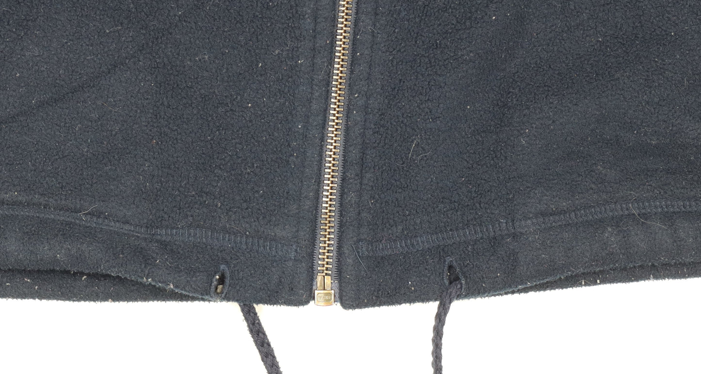 Reebok Essentials Women's Blue Fleece Zip Jacket Size 10