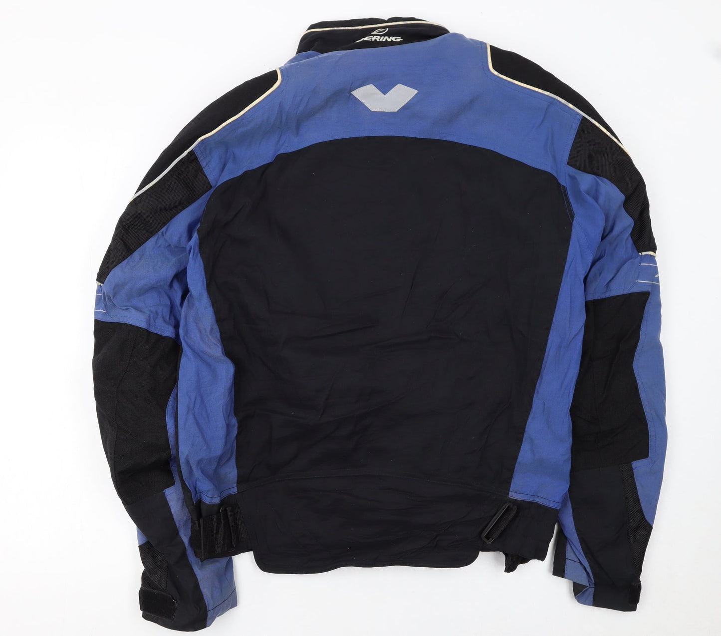 Bering Men's Black Blue Motorcycle Jacket L Waterproof Armoured