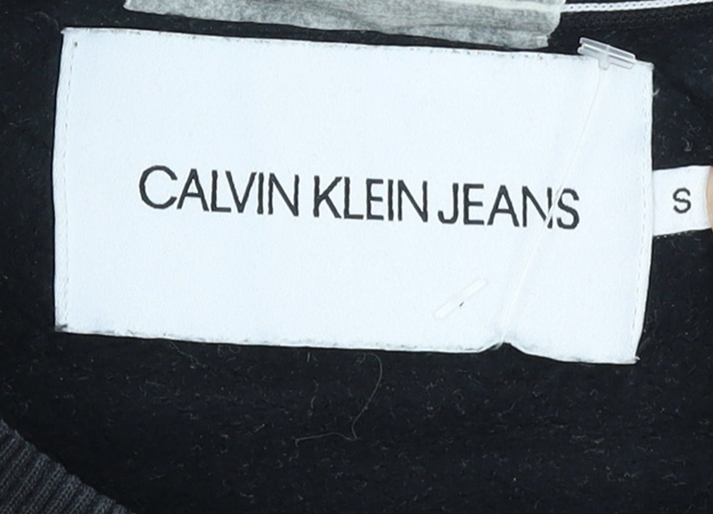 Calvin Klein Jeans Men’s Black Logo Sweatshirt Size S