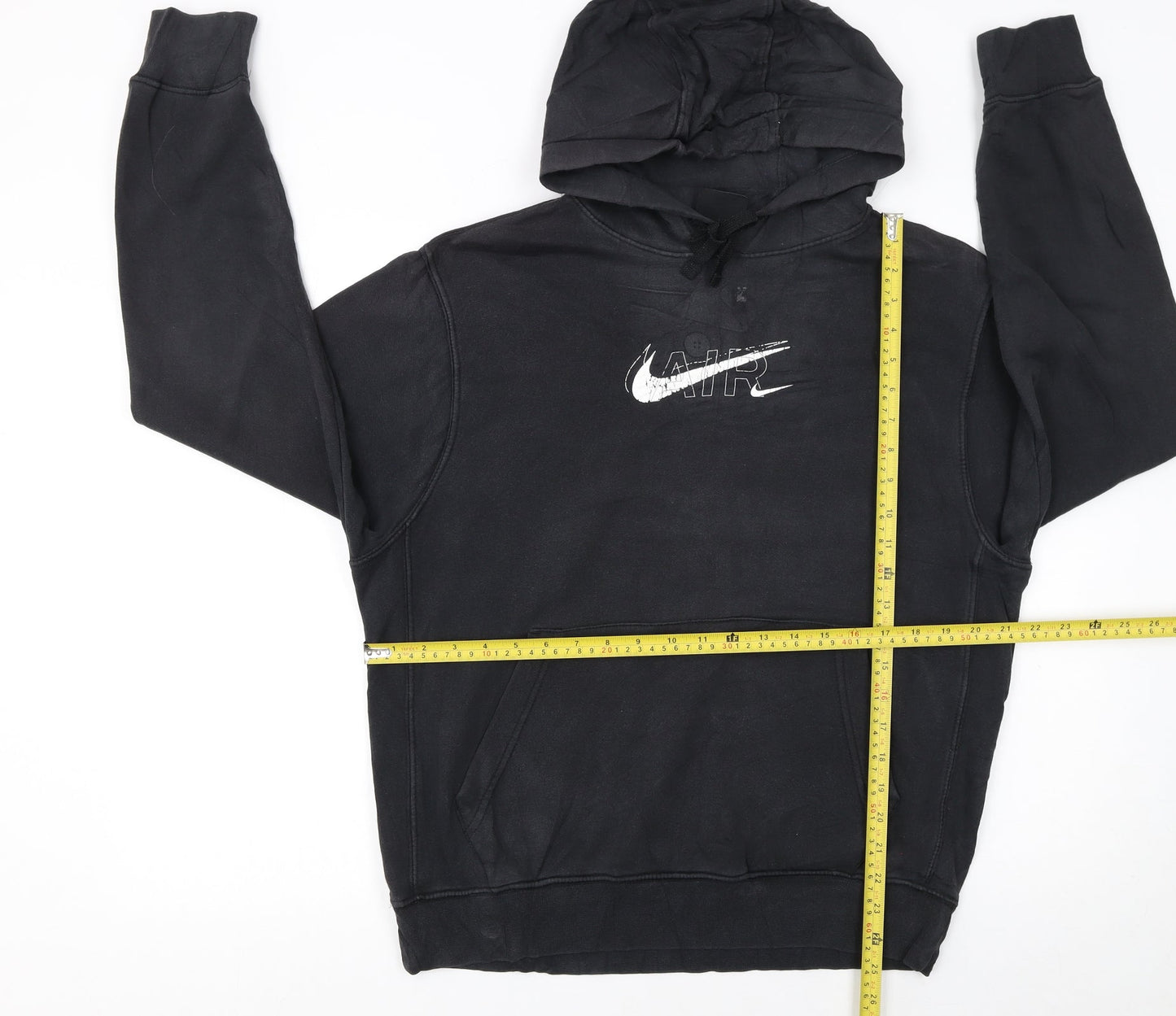 Nike Men's Black Pullover Hoodie S Graphic Logo Sportswear
