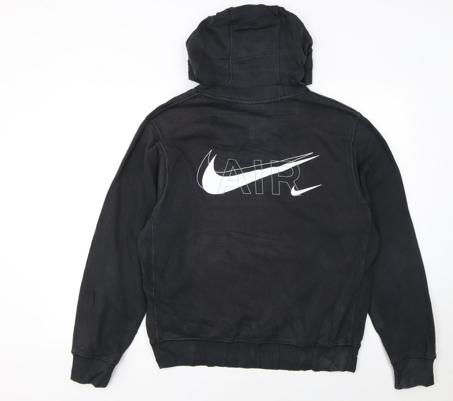 Nike Men's Black Pullover Hoodie S Graphic Logo Sportswear