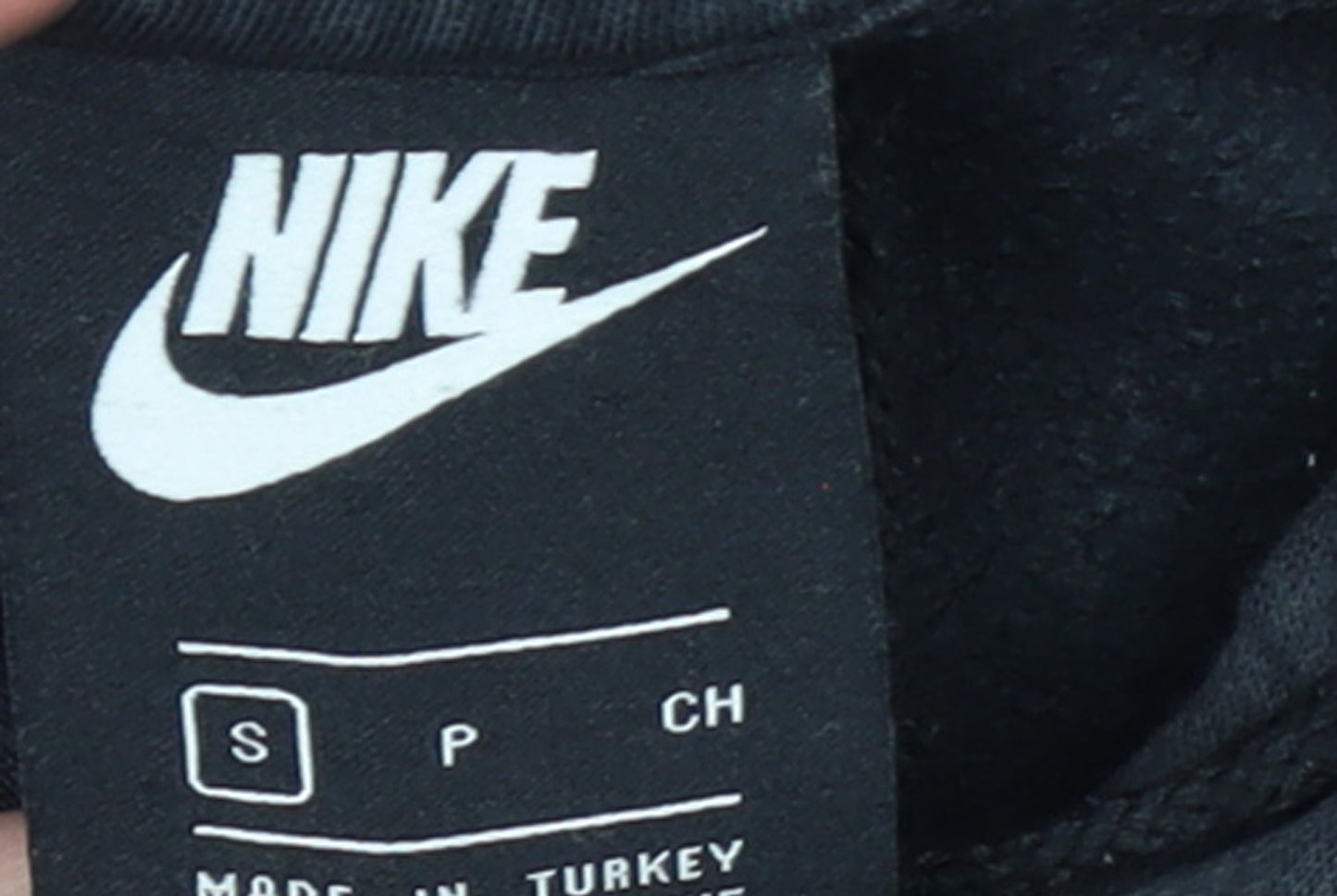 Nike Men's Black Pullover Hoodie S Graphic Logo Sportswear