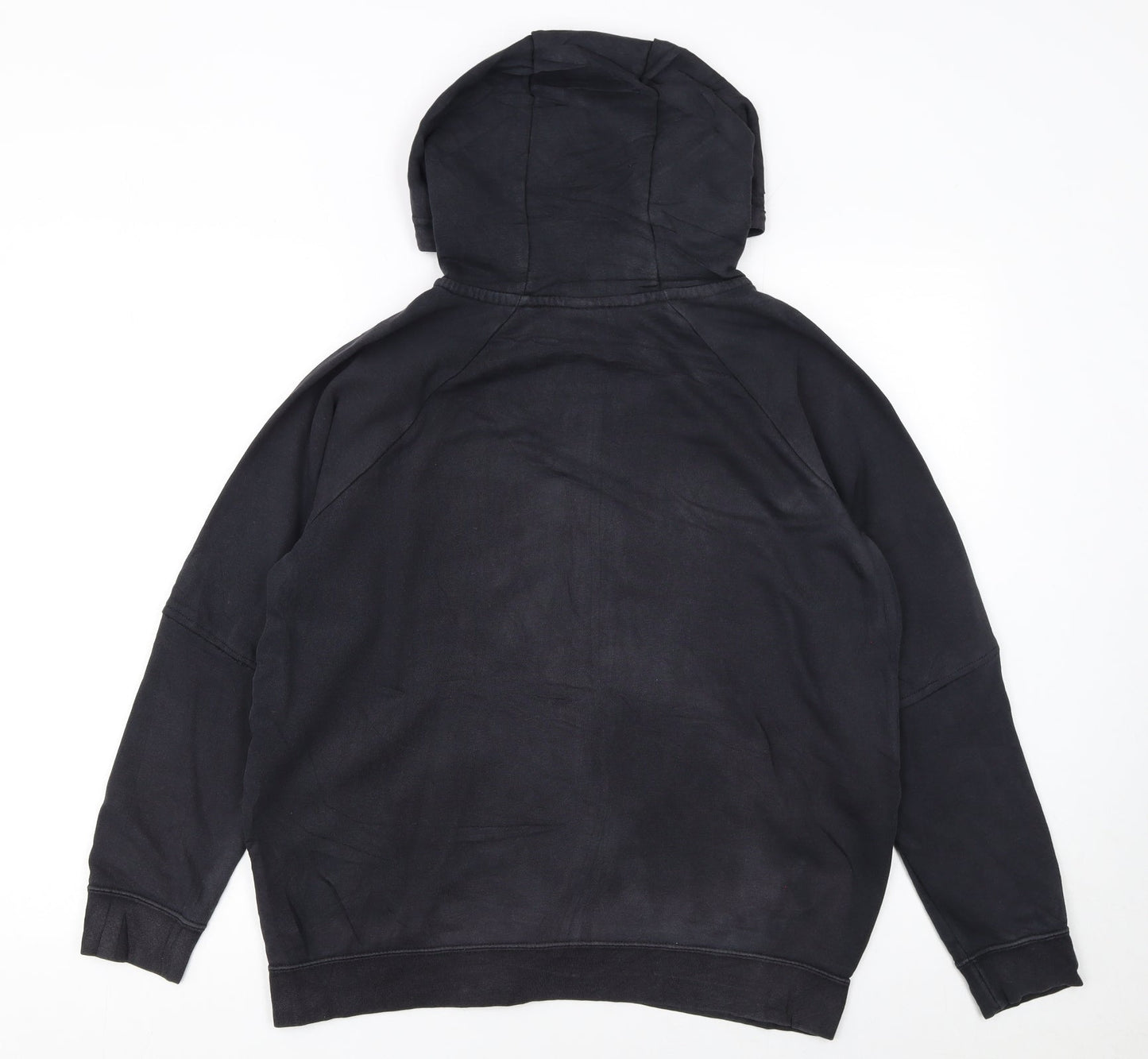 Nike Women’s Black Full Zip Hoodie Medium Cotton Blend