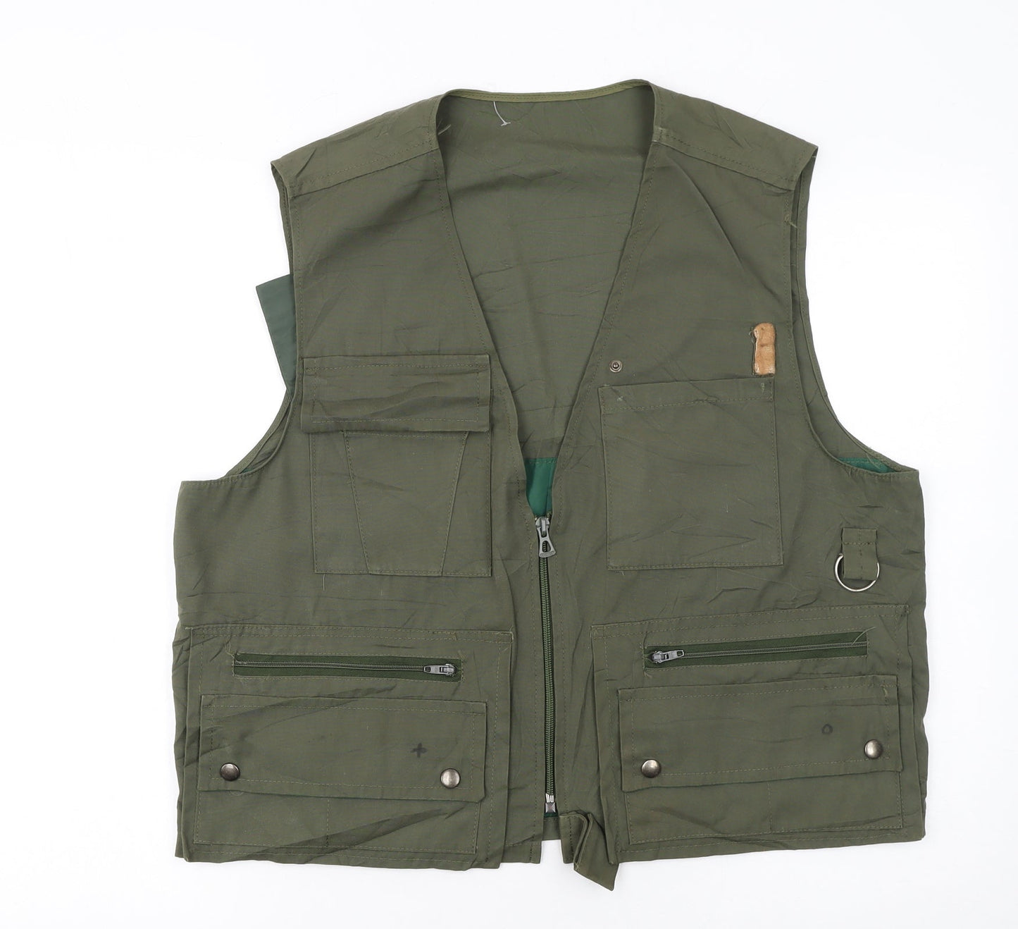 Royal Hunter Men’s Green Cotton Utility Waistcoat Size 50 Outdoor Fishing Vest