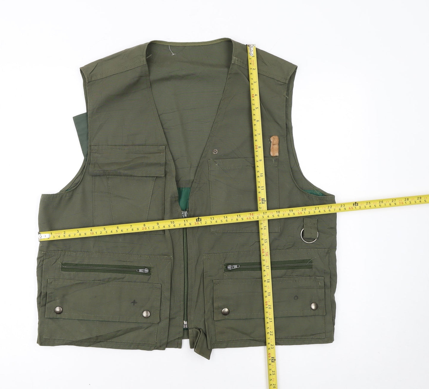 Royal Hunter Men’s Green Cotton Utility Waistcoat Size 50 Outdoor Fishing Vest