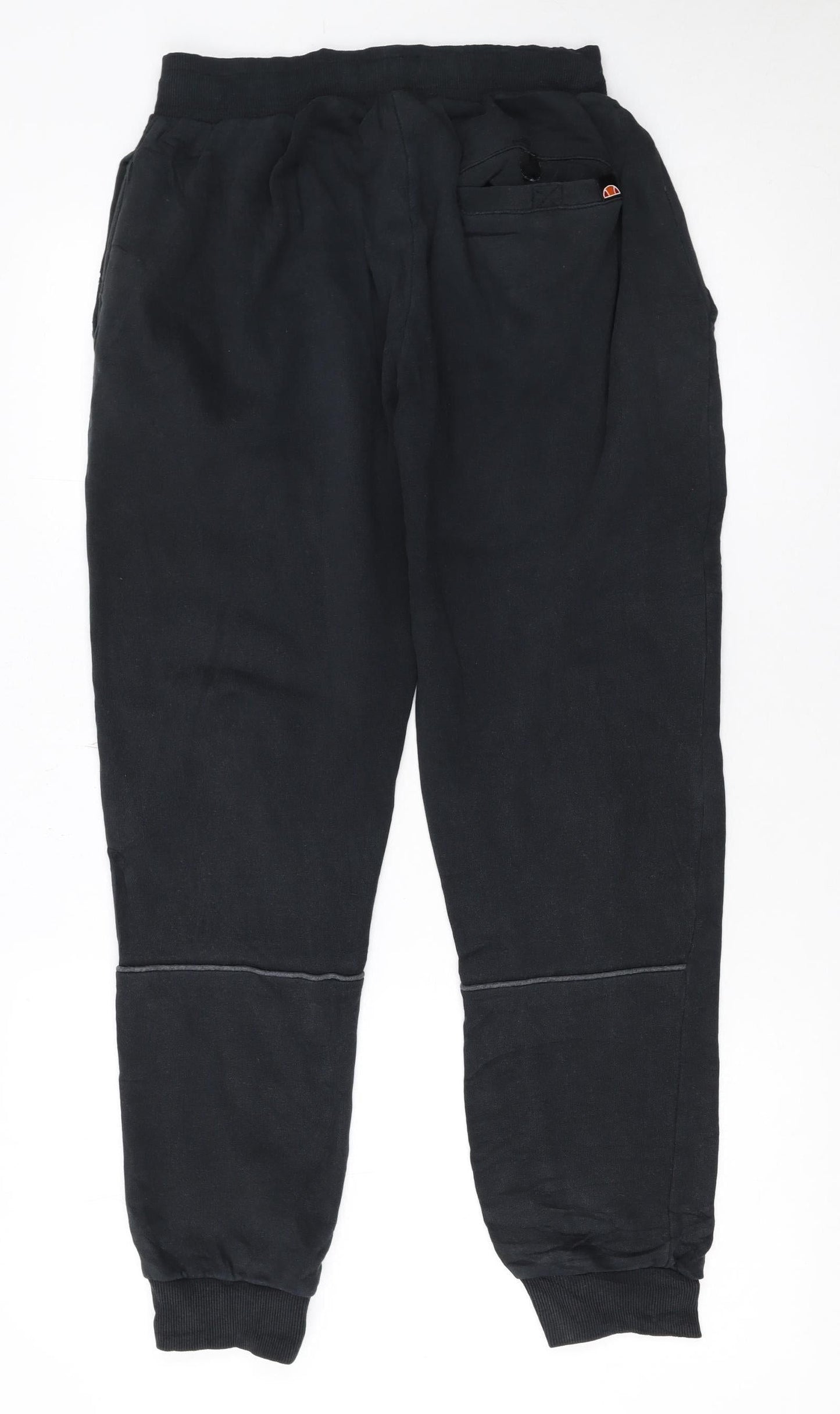 Ellesse Mens Black Jogger Sweatpants S Cotton Blend