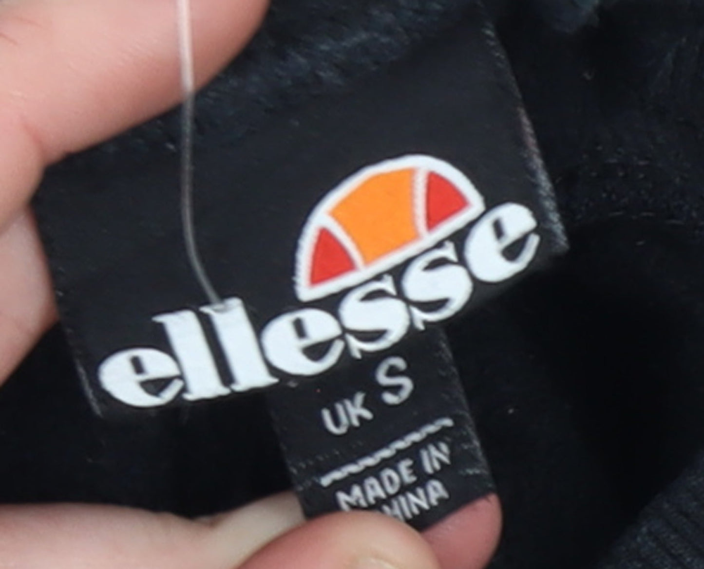 Ellesse Mens Black Jogger Sweatpants S Cotton Blend