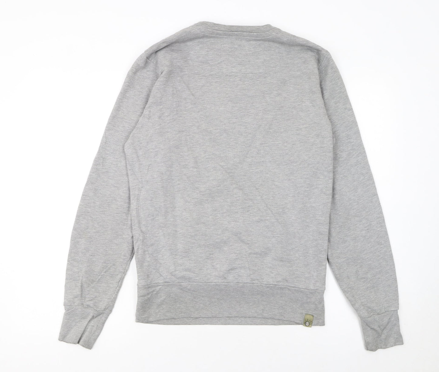 Diesel Men’s Grey Crew Neck Pullover Sweatshirt Size S