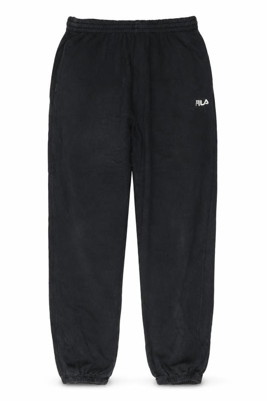 Fila Men's Black XL Sweatpants with Logo Elastic Waist